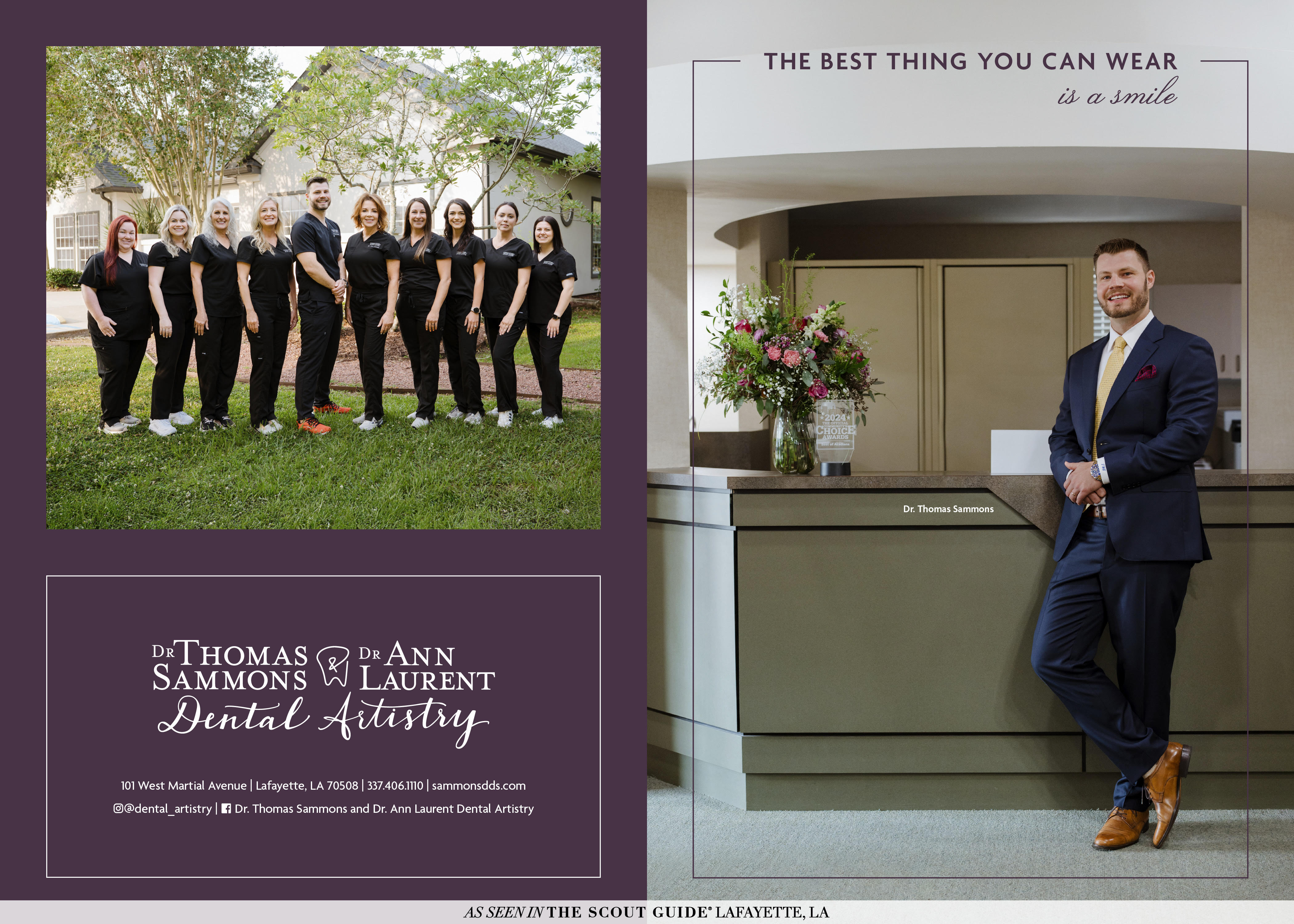 In the News - Dr. Thonmas Sammons & Dr. Ann Laurent Dental Artistry | Lafayette LA